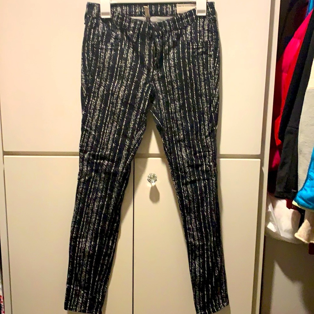 Rag & Bone Leggings Jeans Barcode Stripe